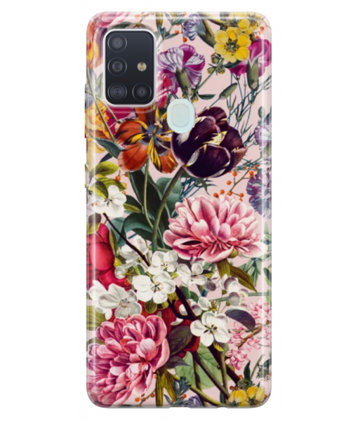 Husa Samsung Galaxy FLOWERS - PINK
